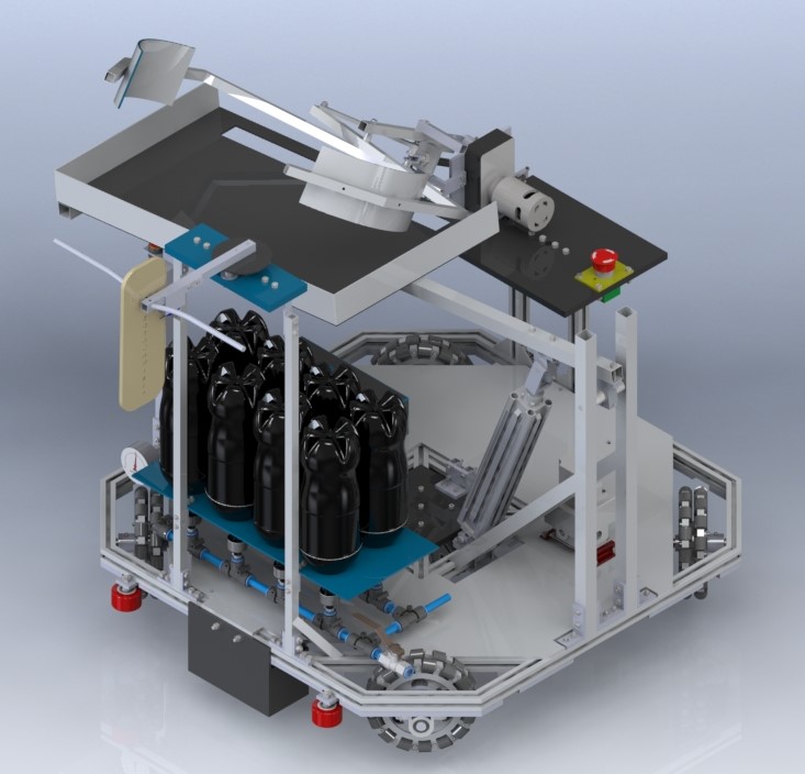 Holonomic drive robot全向轮机器人车式